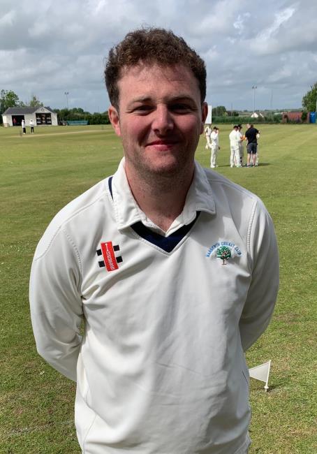 Rhodri Dyer - top score in Narberth v Llechryd  game